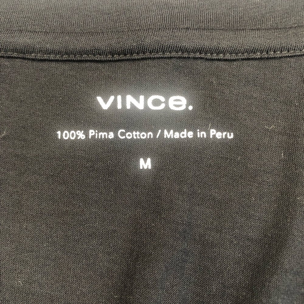 Vince Women's Essential Pima Cotton V-Neck Tee - Picture 6 of 9